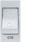 HAGER BOCCHIOTTI - INT.AUT.MAG. 1P+N C10 3KA 230V WT Int automatico magnetotermico Pepita BIANCO