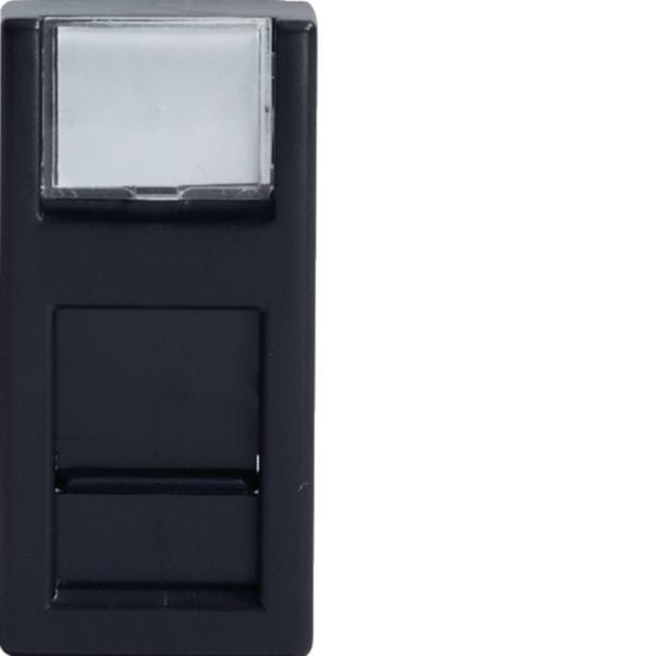 HAGER BOCCHIOTTI - CONN. RJ45 TL 5E UTP BK Connettori toolless per cablaggio dati Pepita NERO B02873