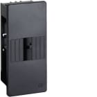 HAGER BOCCHIOTTI - CMA-4N NR Centralino 4 moduli DIN per linee ALU-B, BIS, UNA, NERO ARDESIA