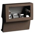 HAGER BOCCHIOTTI - SBNI 4-3 B Scatola porta apparecchi UNIVERSALE per canale TBN MARRONE B03582