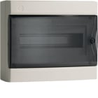 HAGER BOCCHIOTTI - IP40 DSG 12 W Centralino 12 moduli portella fumè Pablo IP40 Design BIANCO