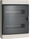 HAGER BOCCHIOTTI - Centralino 24 moduli con portella fumè Pablo IP40 Design bianco IP40 DSG 24 W