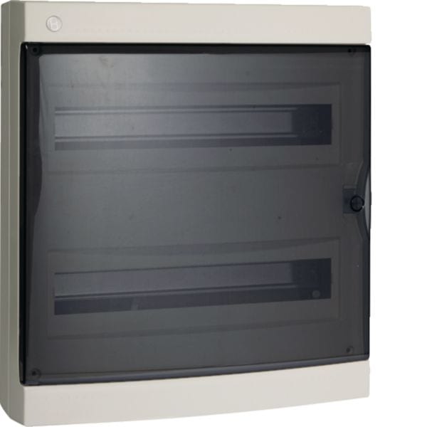 HAGER BOCCHIOTTI - IP40 DSG 36 W Centralino 36 moduli portella fumè Pablo IP40 Design BIANCO B04089