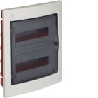 HAGER BOCCHIOTTI - Centralino 24 moduli con portella fumè Pablo IP40 Incasso bianco IP40 INC 24 W