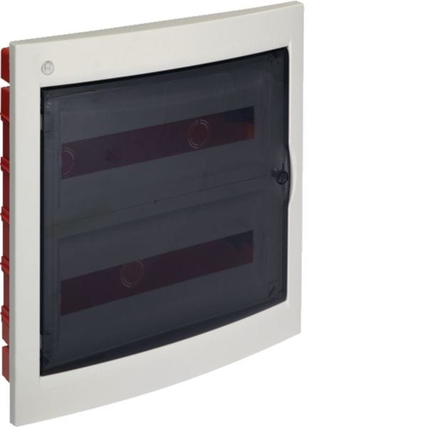 HAGER BOCCHIOTTI - IP40 INC 36 W0 Centralino 36 moduli portella fumè Pablo IP40 Incasso BIANCO