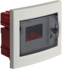 HAGER BOCCHIOTTI - Centralino 6 moduli con portella fumè Pablo IP40 Incasso bianco IP40 INC 06 W