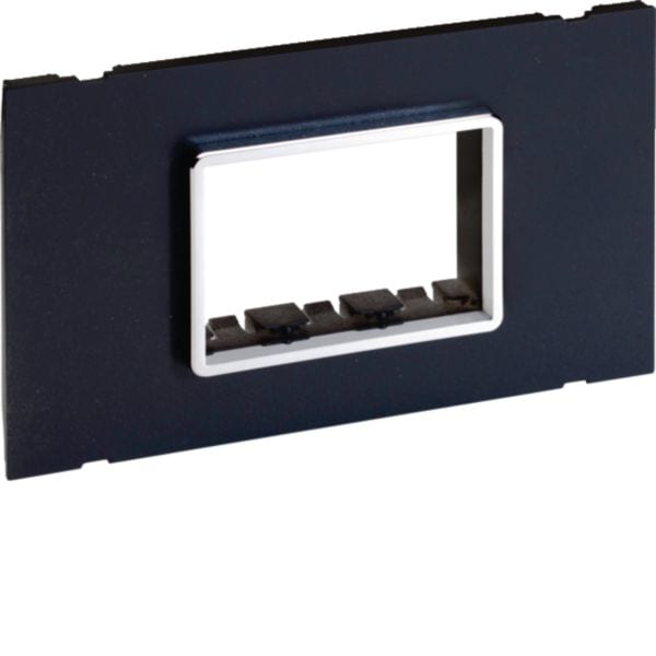 HAGER BOCCHIOTTI - TELAIO 3 AP TOR Telaio autoportante 3 moduli Pepita per linea TOR NERO ARDESIA B04286