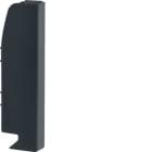 HAGER BOCCHIOTTI - TPT SBN AP A Tappo terminale per canale battiscopa TBN NERO ARDESIA B04292