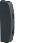 HAGER BOCCHIOTTI - TPT SCN AP A Tappo terminale per canale cornice TCN NERO ARDESIA B04294