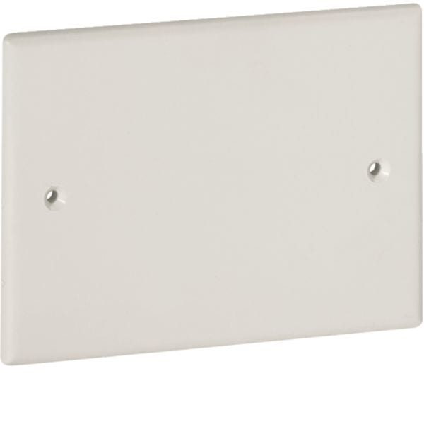 HAGER BOCCHIOTTI - PC-L 83 W Placca copriscatola per canali TBA-TBN-TCN BIANCO