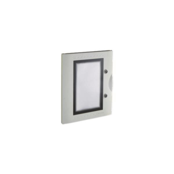 HAGER BOCCHIOTTI - PORTA CIECA VTR 02 Portella con oblò - ricambio per quadri Pedro GRIGIO B04594