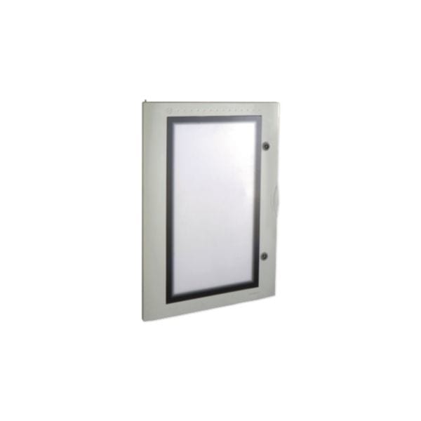 HAGER BOCCHIOTTI - PORTA CIECA VTR 04 Portella con oblò - ricambio per quadri Pedro GRIGIO B04596