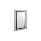 HAGER BOCCHIOTTI - PORTA CIECA VTR 04 Portella con oblò - ricambio per quadri Pedro GRIGIO B04596