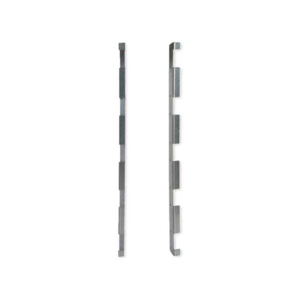 HAGER BOCCHIOTTI - MONT 06 Montante in ACCIAIO per quadri Pedro dimensione 6 B04654