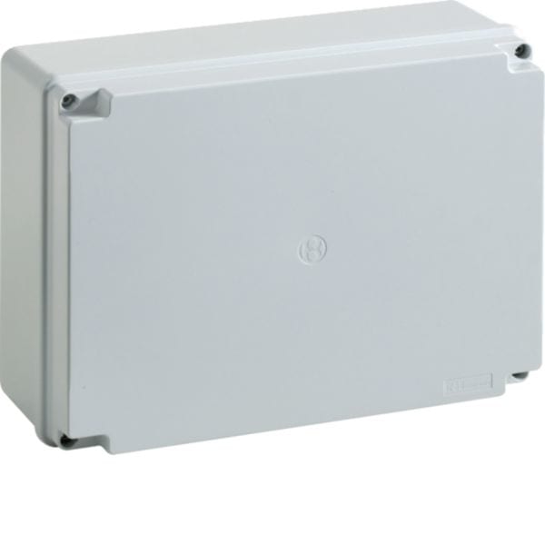 HAGER BOCCHIOTTI - Cassetta di derivazione IP56 grigia 300x220x120 viti metalliche IP56 06 VM