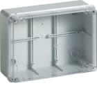 HAGER BOCCHIOTTI - IP56 04 TRASP VM Cassetta di derivazione cop trasparente viti metalliche GRIGIO B04854