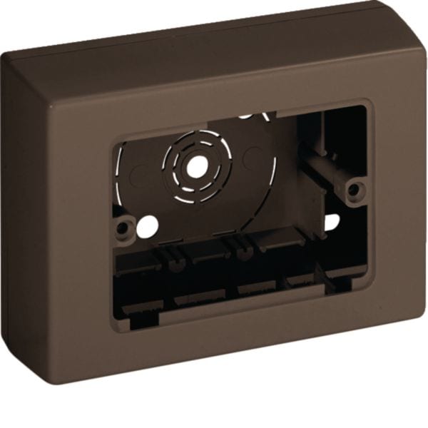 HAGER BOCCHIOTTI - Scatola porta apparecchi universale 3 moduli 43mm linee TMC/TMU marrone SRMN B B05183