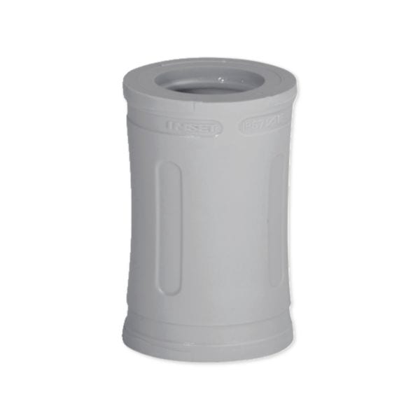 HAGER BOCCHIOTTI - MSTN 32 Manicotto di giunzione ad innesto rapido IP67 Sistema Stop GRIGIO B05389