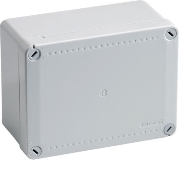 HAGER BOCCHIOTTI - Cassetta di derivazione IP56 grigia 150x110x70 1/4 di giro IP56 03 GRI