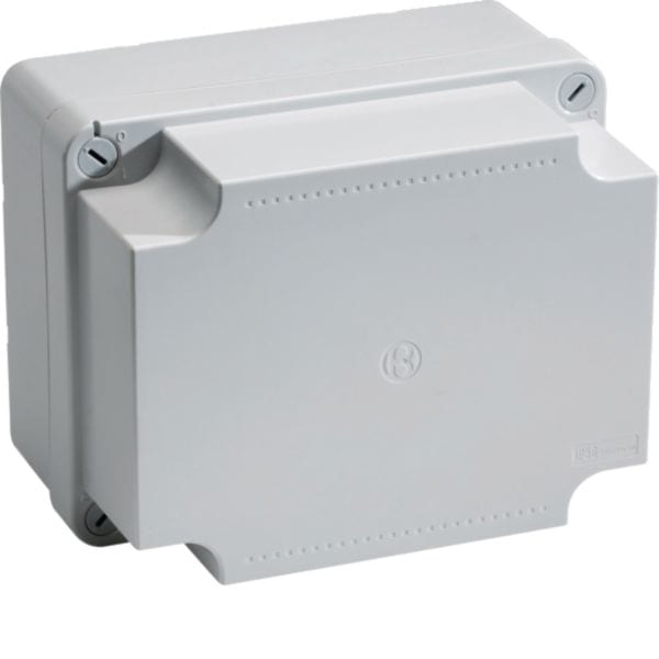 HAGER BOCCHIOTTI - IP56 05 CA GRI Cassetta di derivazione coperchio alto viti 1/4 di giro GRIGIO