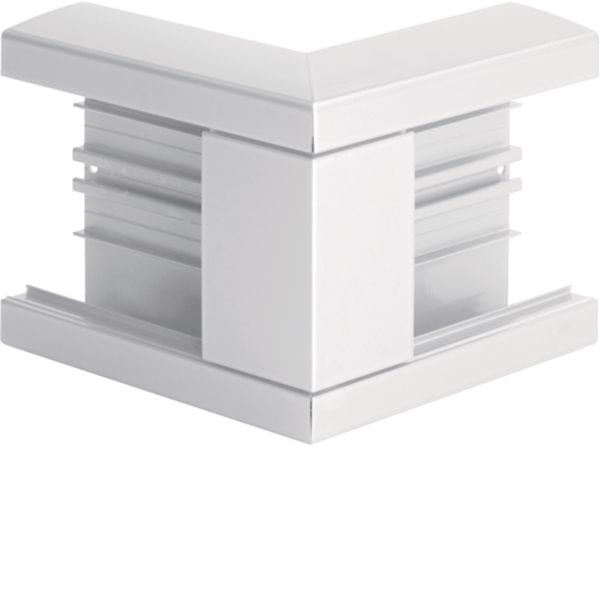 HAGER BOCCHIOTTI - AE-ALU 120x40 WE Angolo esterno per canale ALU-B BIANCO EVEREST B06418