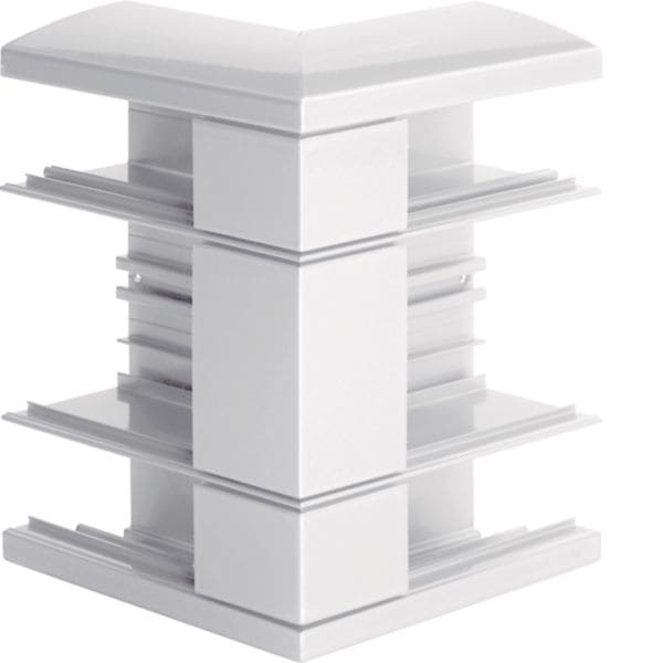 HAGER BOCCHIOTTI - AE-ALU 200x60 WE Angolo esterno per canale ALU-B BIANCO EVEREST B06422