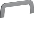 HAGER BOCCHIOTTI - Raccordo muro per canale ALU-B alluminio opaco RM-ALU 120x40 AO B06464