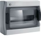 HAGER BOCCHIOTTI - IP65 12 GRI Centralino IP65 12 moduli portella fumè linea Pablo GRIGIO