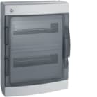 HAGER BOCCHIOTTI - Centralino 24 moduli con portella fumè Pablo IP65 grigio IP65 24 GRI