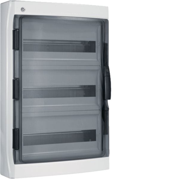 HAGER BOCCHIOTTI - IP65 54 GRI Centralino IP65 54 moduli portella fumè linea Pablo GRIGIO