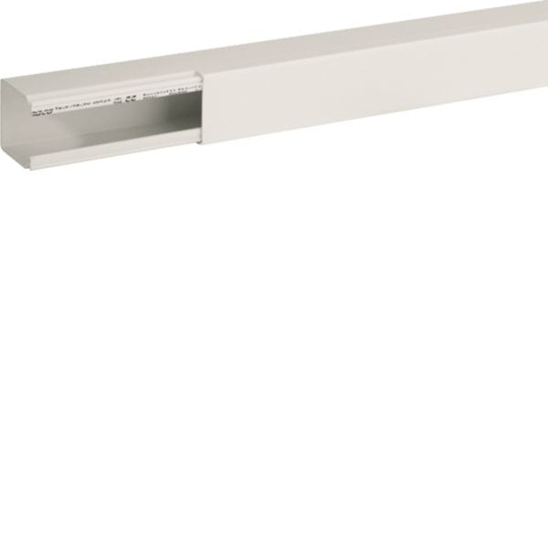 HAGER BOCCHIOTTI - Canale porta cavi con base piana bianco completo di coperchio TA-EN 40x40 W B07584