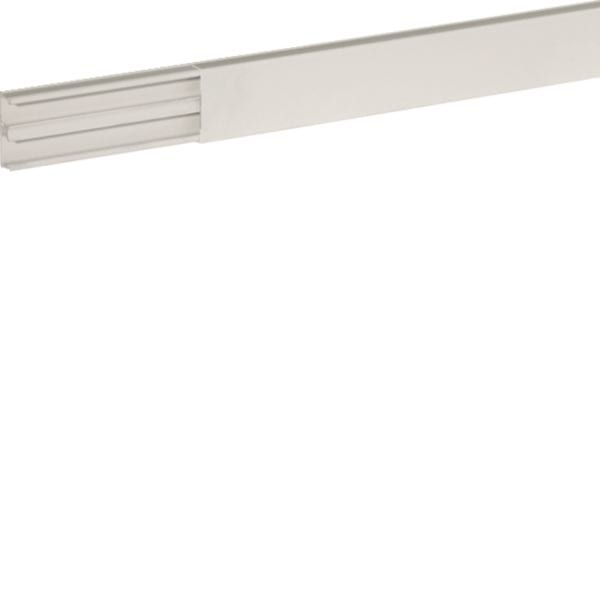 HAGER BOCCHIOTTI - Minicanale 2 scomparti con coperchio avvolgente bianco TMU 30/2x10 W B09604