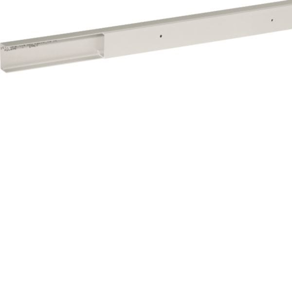 HAGER BOCCHIOTTI - TMU 25/1x17 W Minicanale monoscomparto con coperchio avvolgente BIANCO B09606