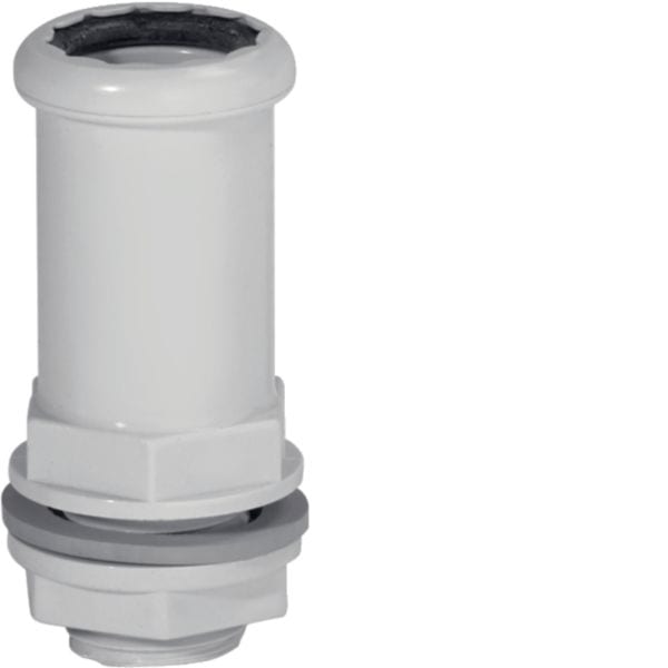 HAGER BOCCHIOTTI - IPS 20 Raccordo tubo rigido-scatola, autoestinguente IP65 GRIGIO B13014