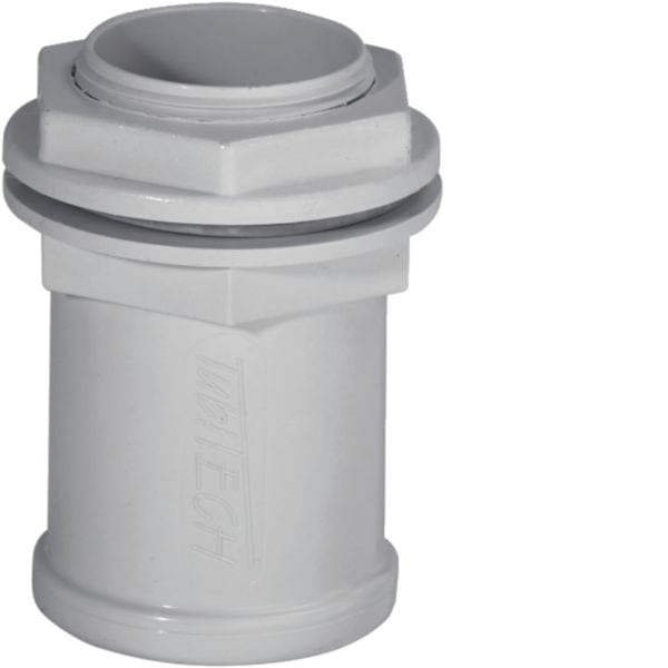 HAGER BOCCHIOTTI - IPS 50 Raccordo tubo rigido-scatola, autoestinguente IP65 GRIGIO