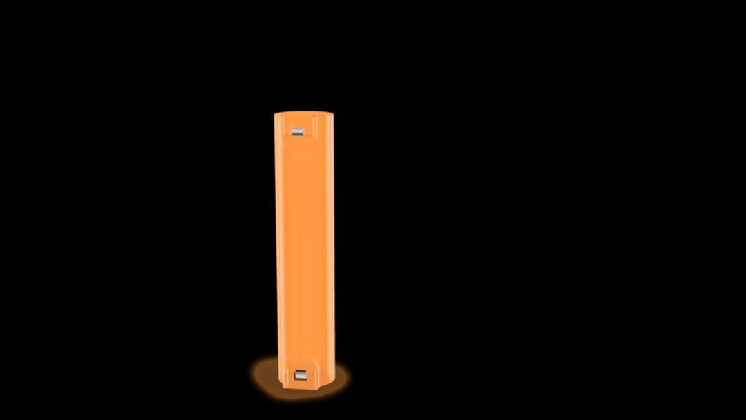 HAGER BOCCHIOTTI - RACCORDO + CLIP LSZH IP65 ARANCIO 25 MM