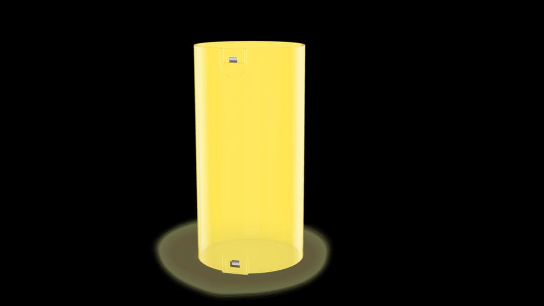 HAGER BOCCHIOTTI - RACCORDO + CLIP LSZH IP65 GIALLO 50 MM