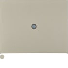 HAGER BOCCHIOTTI - Pezzo centrale per passacavo Berker K.1/K.5 acciaio inox opaco, verniciato