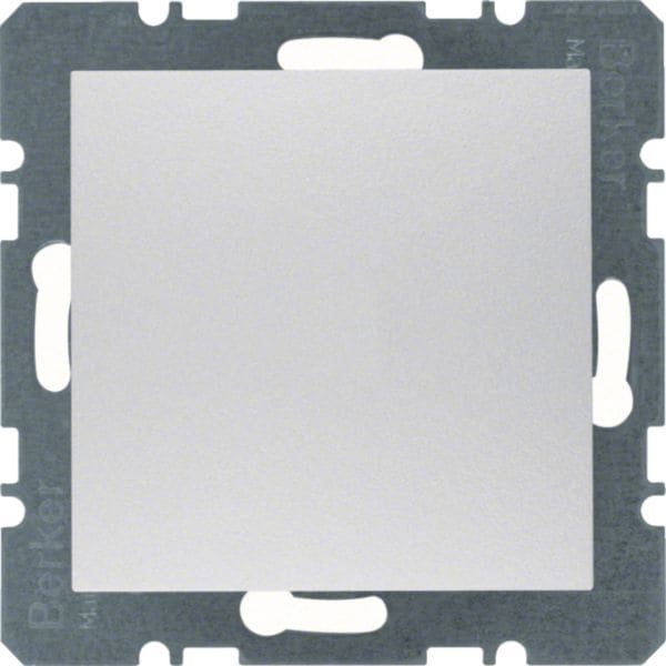 HAGER BOCCHIOTTI - Inserto cieco con pezzo centrale Berker B.7 alu opaco,verniciato 10091404