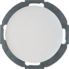 HAGER BOCCHIOTTI - Inserto cieco con pezzo centrale Serie R.classic bianco polare lucido