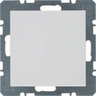 HAGER BOCCHIOTTI - Inserto cieco con pezzo centrale Berker S.1/B.3/B.7 bianco polare lucido 10098989