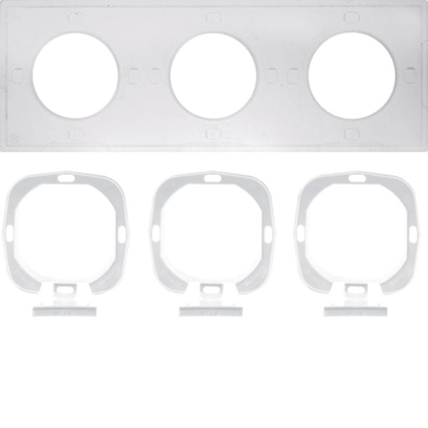 HAGER BOCCHIOTTI - Set di guarnizioni S.1 IP44 con flangia tripla 10108903