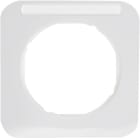 HAGER BOCCHIOTTI - Cornice singola con portaetichetta Berker R.1 bianco polare lucido