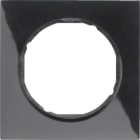 HAGER BOCCHIOTTI - Cornice singola Berker R.3 nero lucido