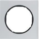 HAGER BOCCHIOTTI - Cornice singola Berker R.3 alu/nero 10112284