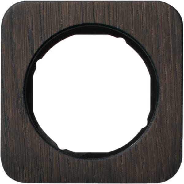 HAGER BOCCHIOTTI - Cornice singola Berker R.1 quercia/nero lucido, legno macchiato 10112354