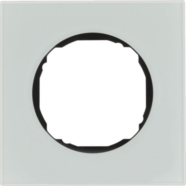 HAGER BOCCHIOTTI - Cornice singola R.8 vetro bianco polare 10112609