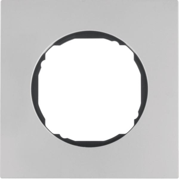 HAGER BOCCHIOTTI - Cornice singola R.8 acciaio inox 10112614