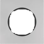 HAGER BOCCHIOTTI - Cornice singola R.8 acciaio inox 10112614