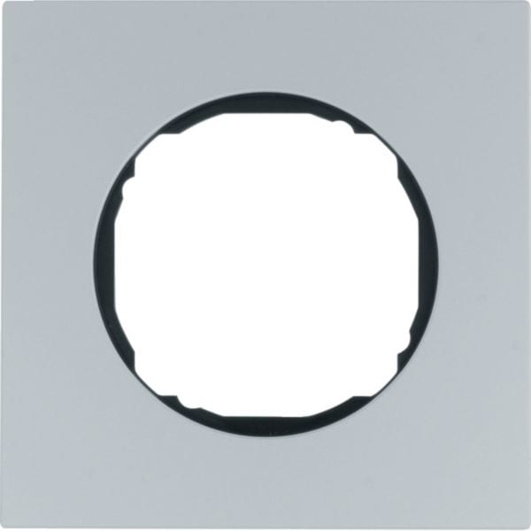 HAGER BOCCHIOTTI - Cornice singola R.8 alluminio